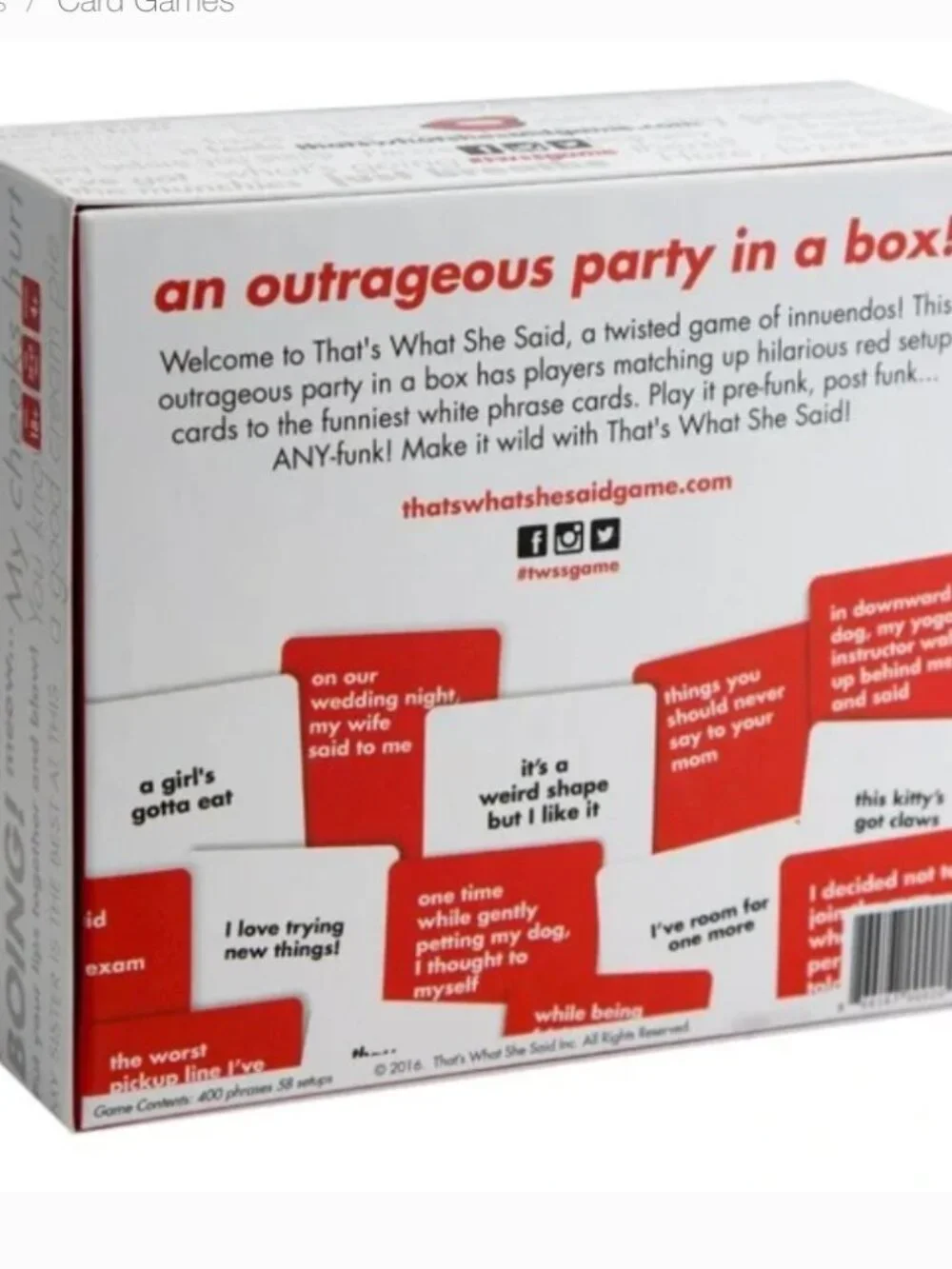 NIB That's What She Said Game - Target version - Picture 3 of 3